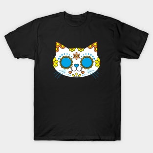 Sugar Skull Cat T-Shirt